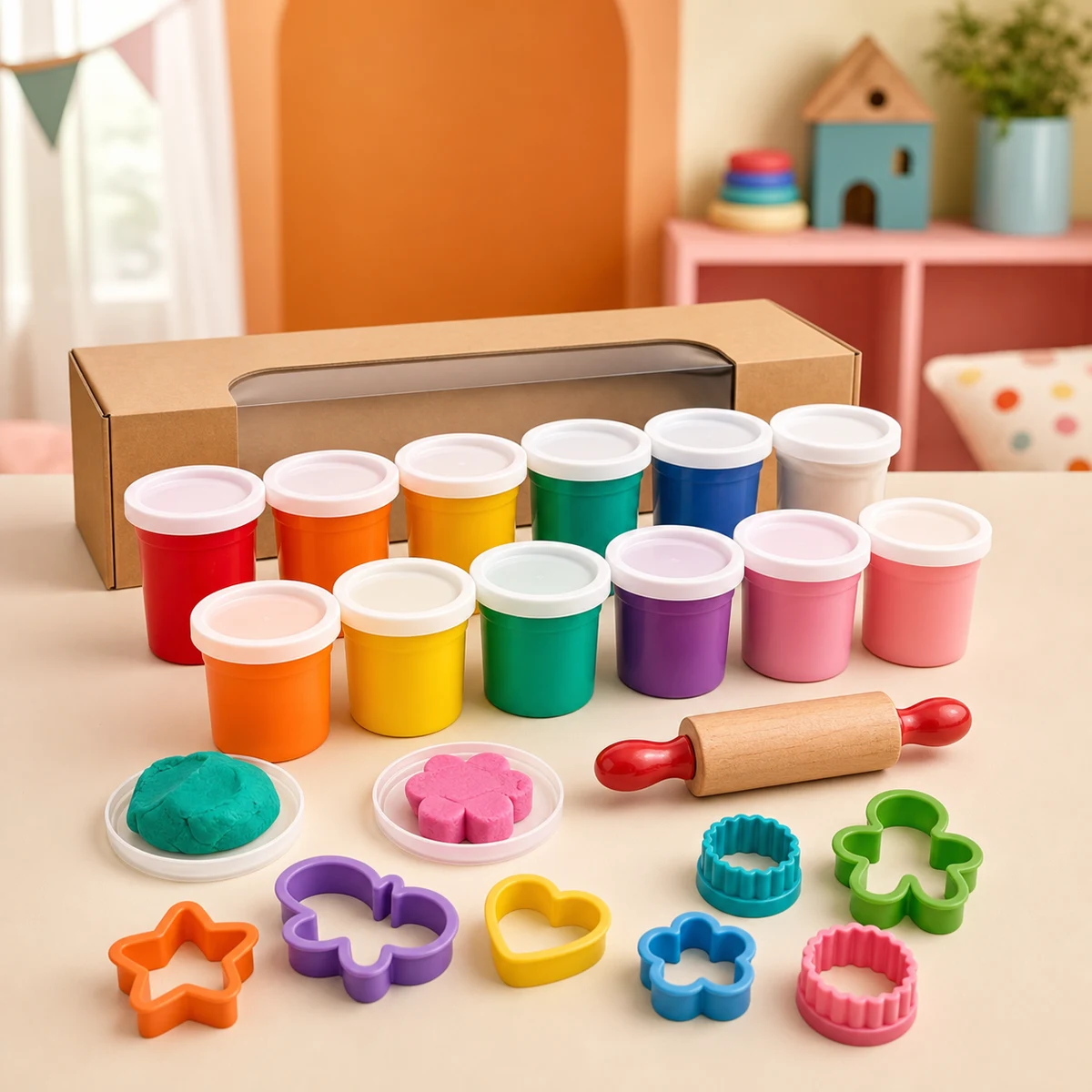 Kit Massinha de Modelar — 12 Cores